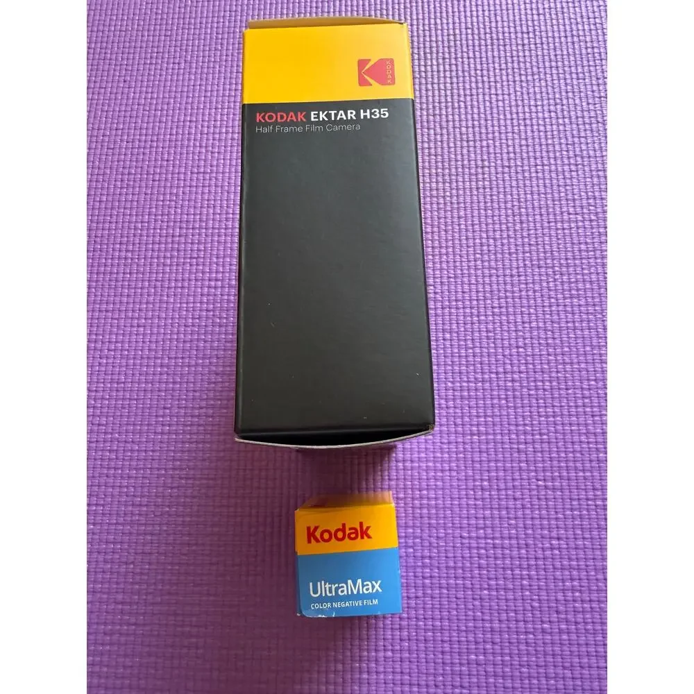 New Kodak Ektar H35 Half Frame 35mm Film Camera Sage + UltraMax 400 Film